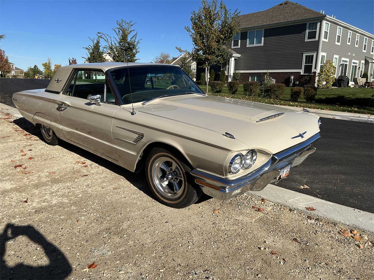 Ford-Thunderbird-1965-Beige-Beige-1