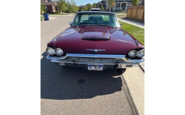 Ford-Thunderbird-1965-Vintage-Burgundy-Black-1
