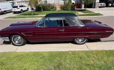 Ford-Thunderbird-1965-Vintage-Burgundy-Black-2