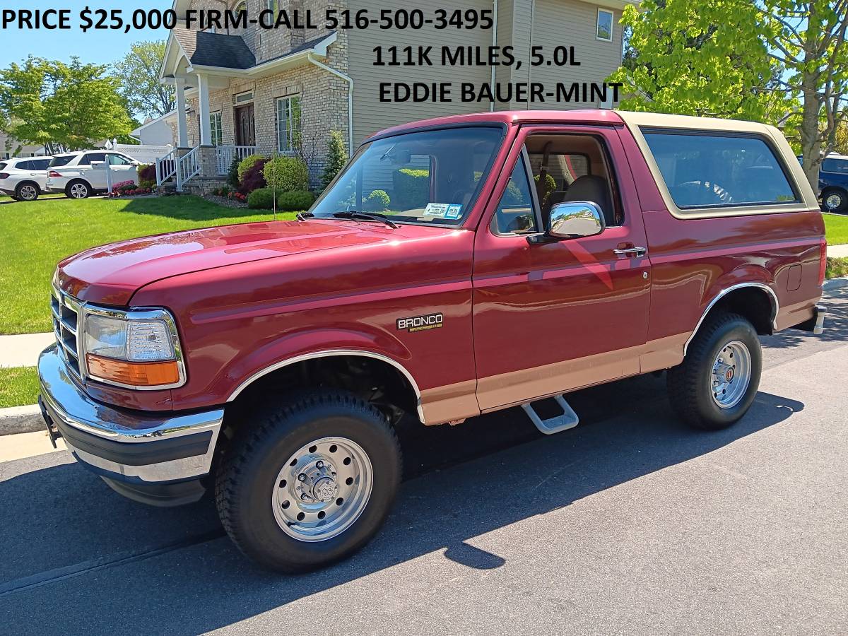 Ford-bronco-xlt-5.0-eddie-bauer-1994-red