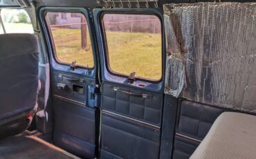 Ford-e-350-econoline-club-wagon-extended-van-diese-1989-blue-5