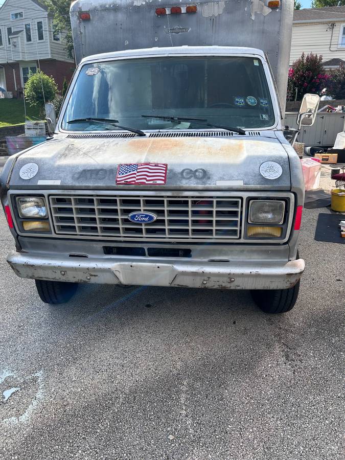Ford-e-350-econoline-diesel-1990-grey-1