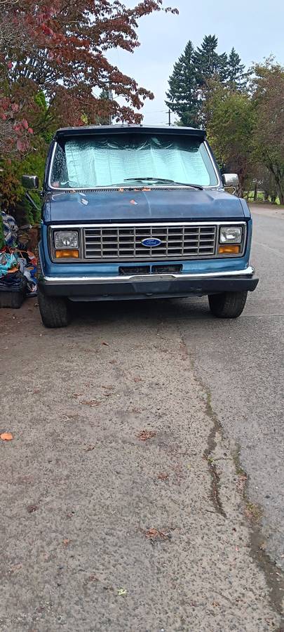 Ford-e250-club-wagon-xl-1991-blue-1