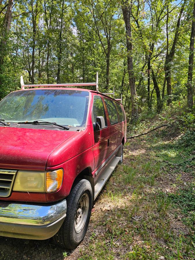 Ford-e350-15-passenger-van-1995-red-1