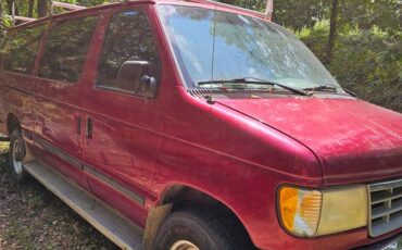 Ford-e350-15-passenger-van-1995-red