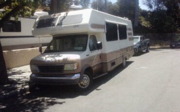 Ford-e350-econoline-van-1995-brown-4