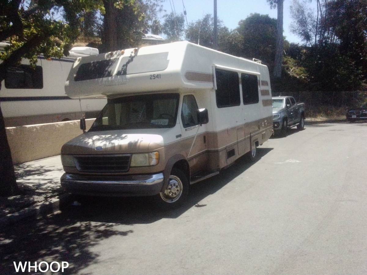 Ford-e350-econoline-van-1995-brown-4