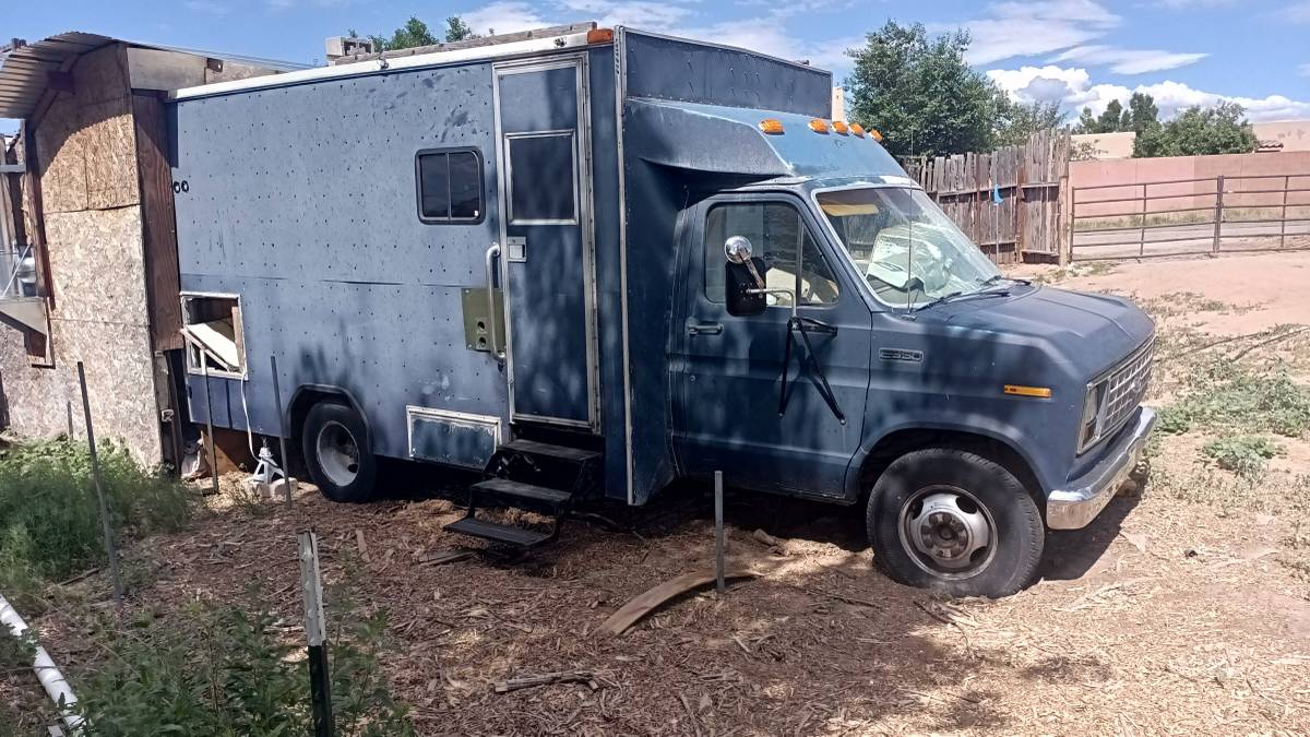Ford-econoline-e-350-1991-blue