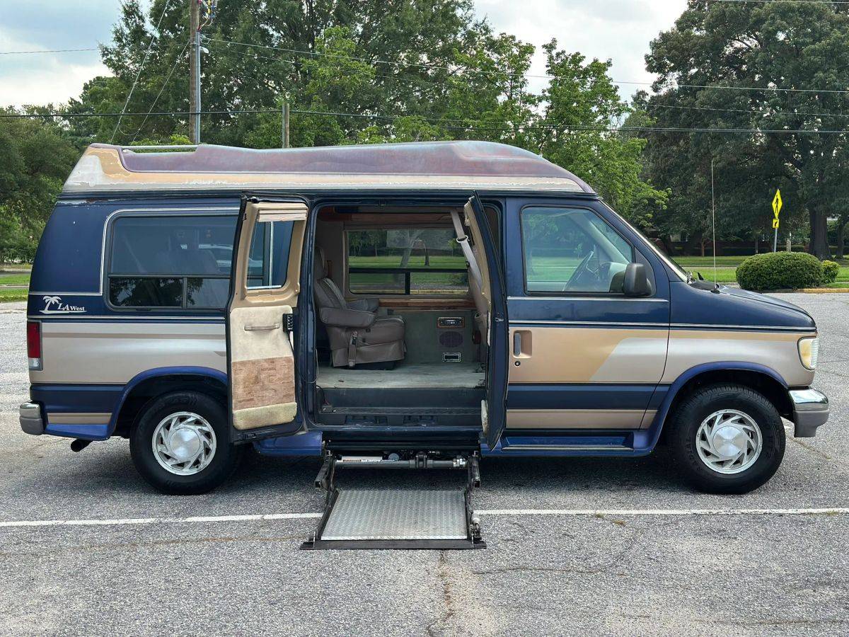 Ford-econoline-e150-cargo-1995-blue-1
