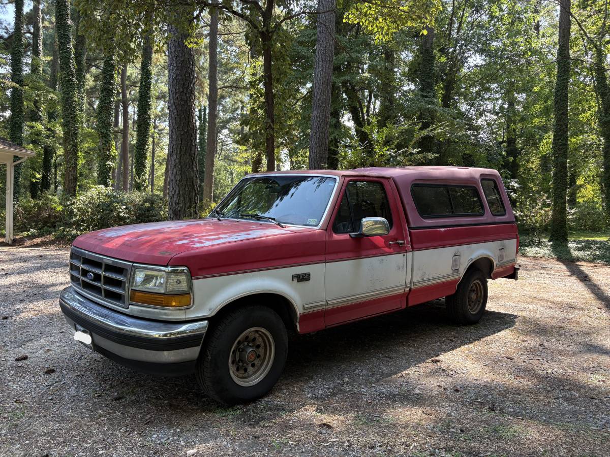 Ford-f-150-xlt-1993-red