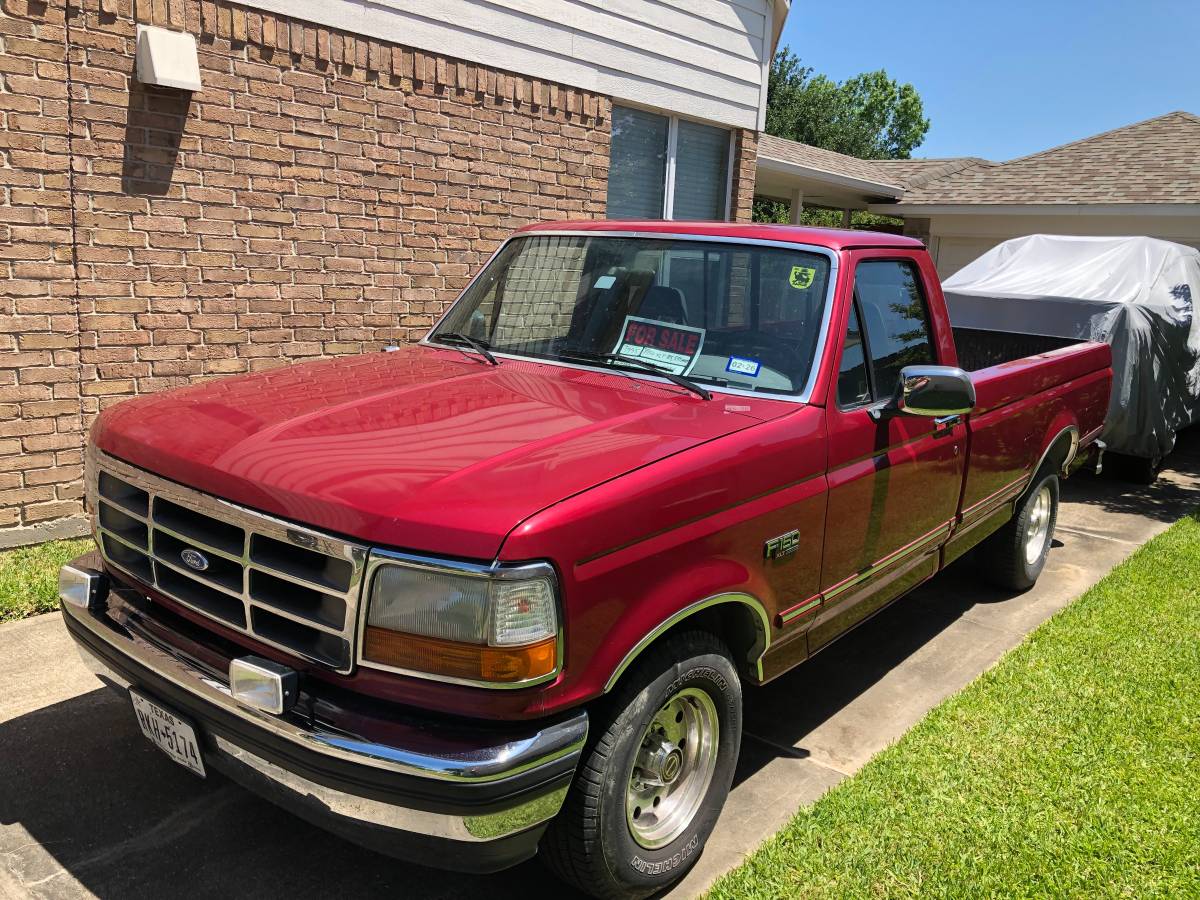 Ford-f-150-xlt-1995-red