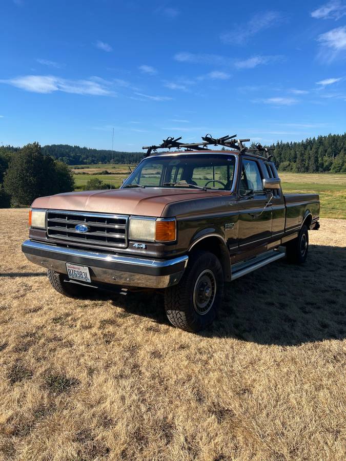 Ford-f-250-1991-brown-1