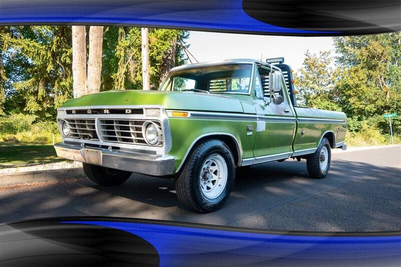 Ford-f-250-camper-special-range-1974-green