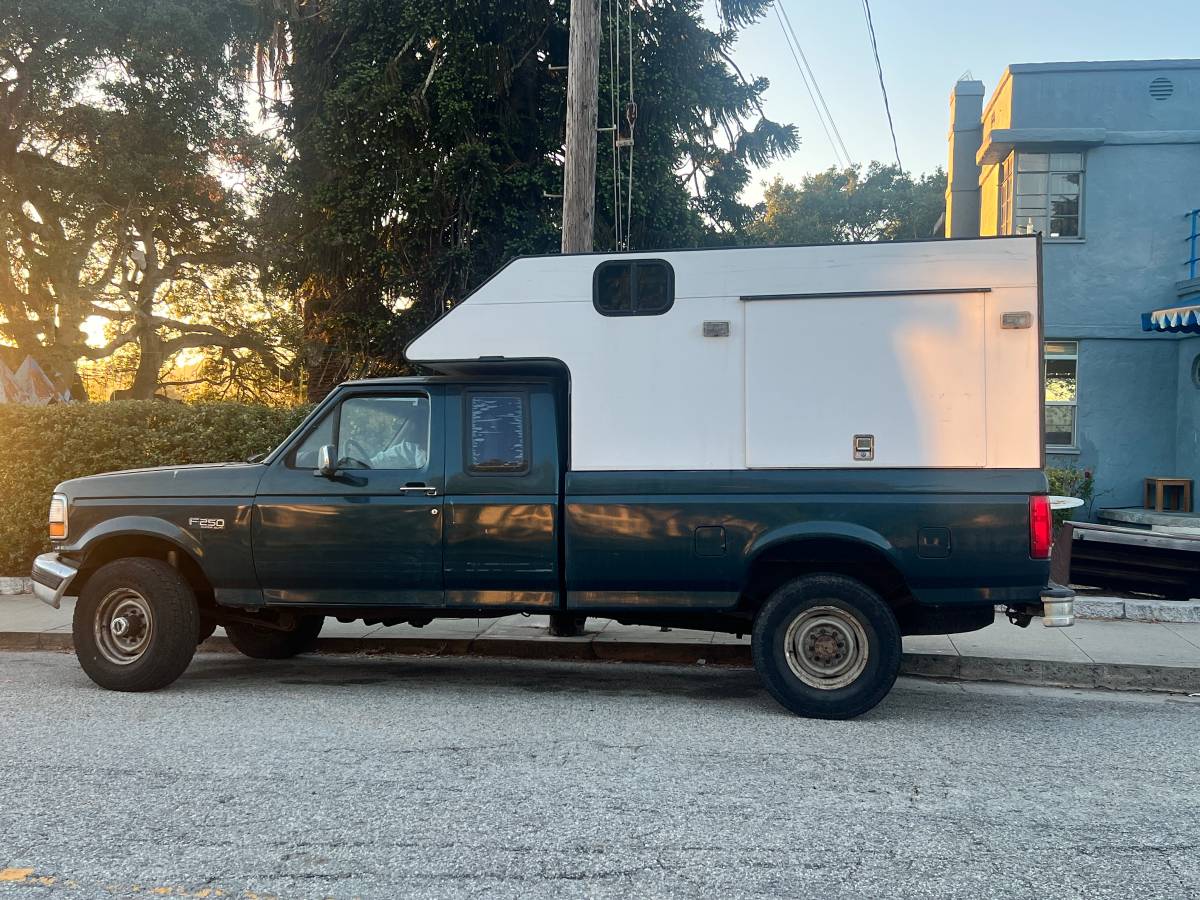 Ford-f-250-diesel-1994-green