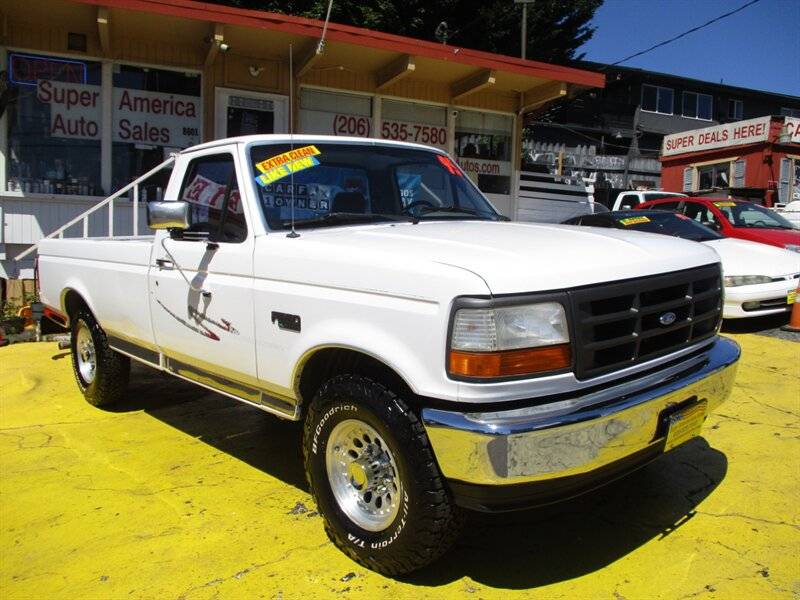 Ford-f-250-xl-long-bed-1995-white-9