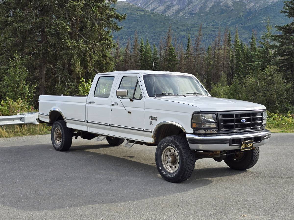 Ford-f-350-crew-cab-1994-white-2