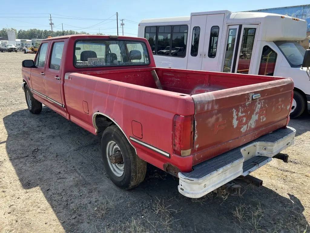 Ford-f-350-crew-cab-2wd-diesel-1992-red-14