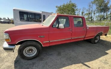 Ford-f-350-crew-cab-2wd-diesel-1992-red-15