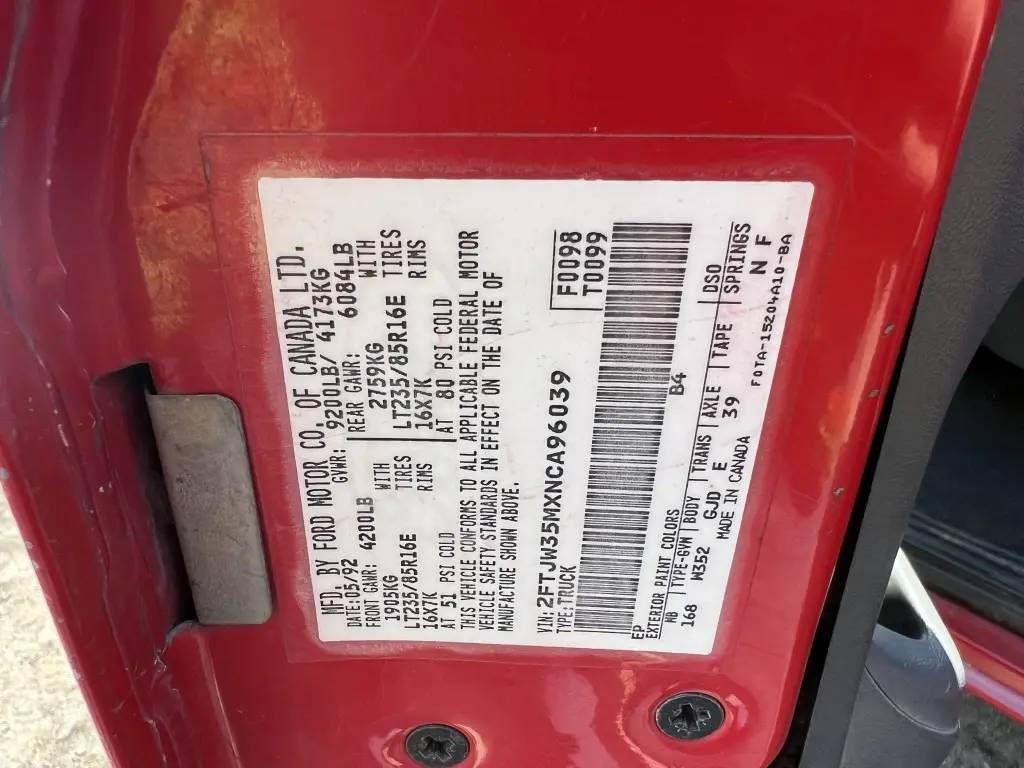 Ford-f-350-crew-cab-2wd-diesel-1992-red-2