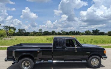 Ford-f-350-diesel-1990-black-1