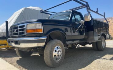 Ford-f-350-diesel-1995-black-1