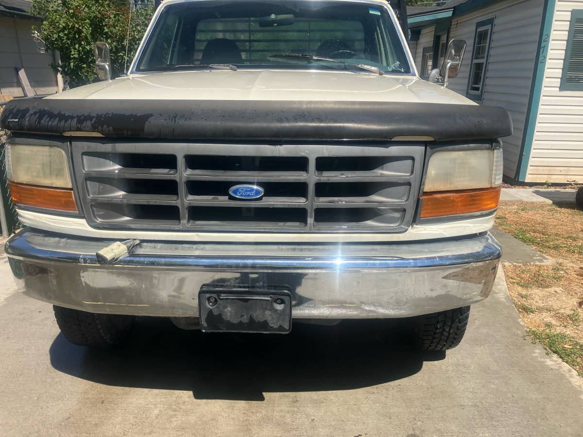 Ford-f-350-super-duty-diesel-1994-white-1