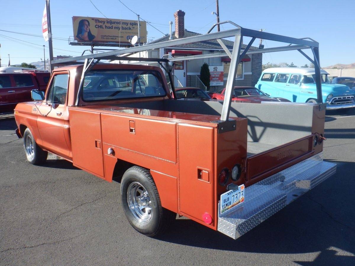 Ford-f150-short-bed-utility-truck-1979-brown-2