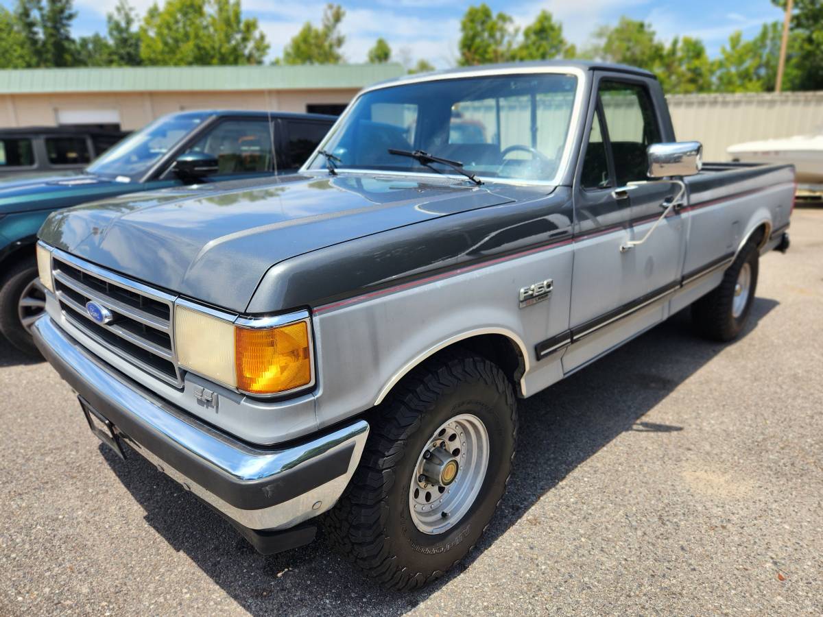 Ford-f150-xlt-1991-silver