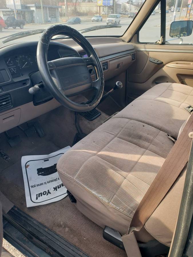 Ford-f150-xlt-1995-green-1