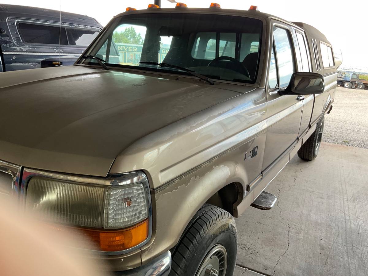Ford-f250-super-duty-diesel-auto-1993-brown-1