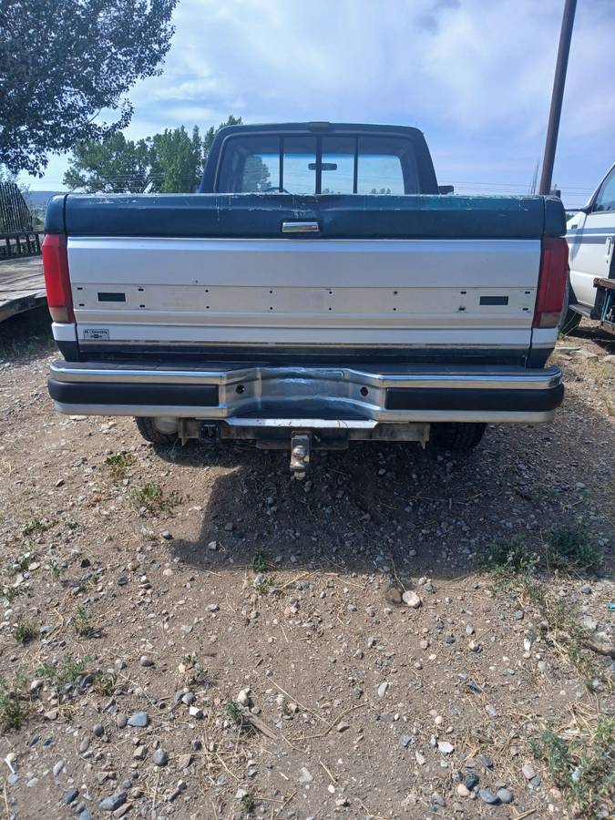 Ford-f250-xlt-4x4-diesel-1991-green-1