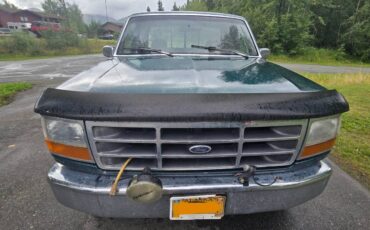 Ford-f250-xlt-4x4-diesel-1993-green