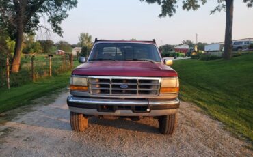 Ford-f250-xlt-4x4-diesel-1995-red-1