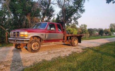 Ford-f250-xlt-4x4-diesel-1995-red