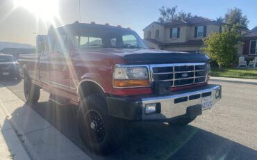 Ford-f250-xlt-diesel-1994-red-1