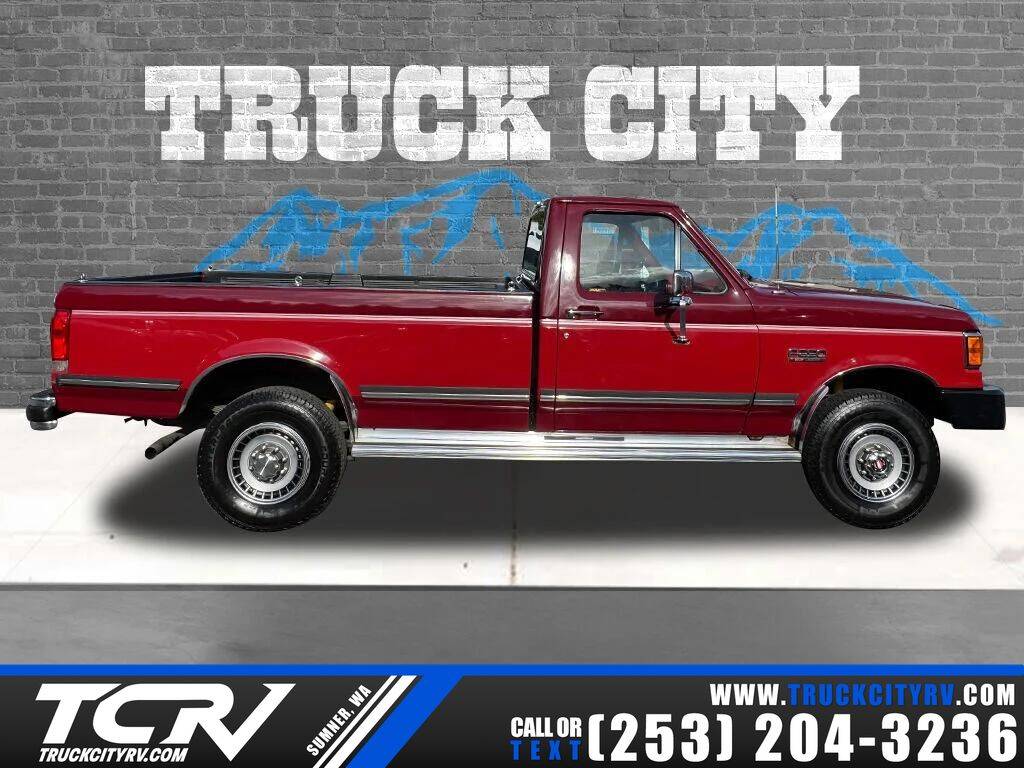 Ford-f250-xlt-lariat-gas-truck-1990-red-1