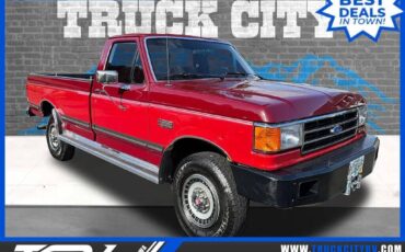 Ford-f250-xlt-lariat-gas-truck-1990-red