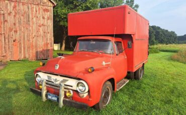 Ford-f350-1956-red