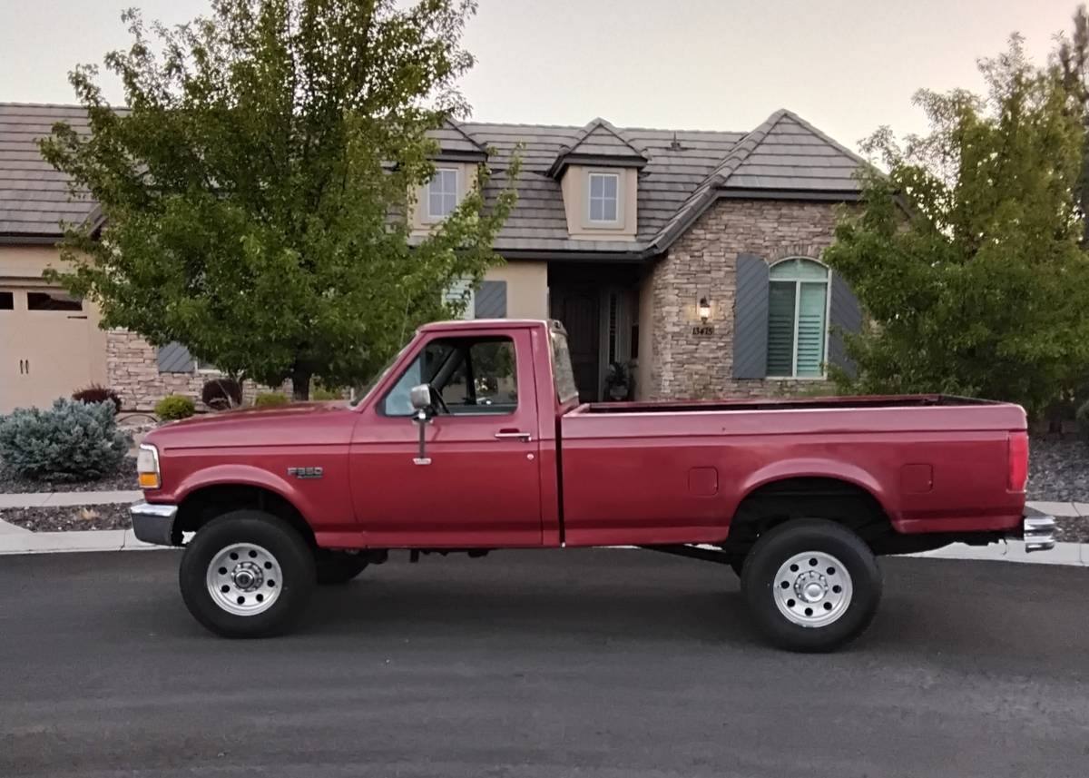 Ford-f350-4x4-1994-red-14