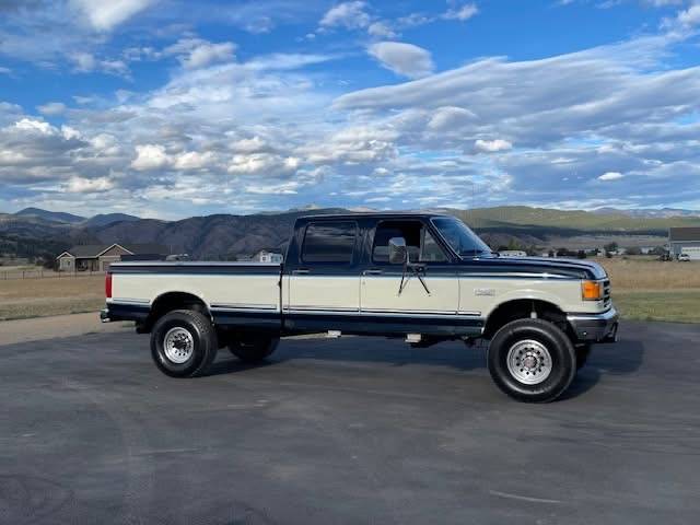 Ford-f350-4x4-diesel-1989-blue