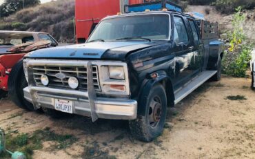 Ford-f350-diesel-1985-black-1