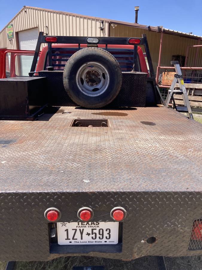 Ford-f350-diesel-1988-red-2
