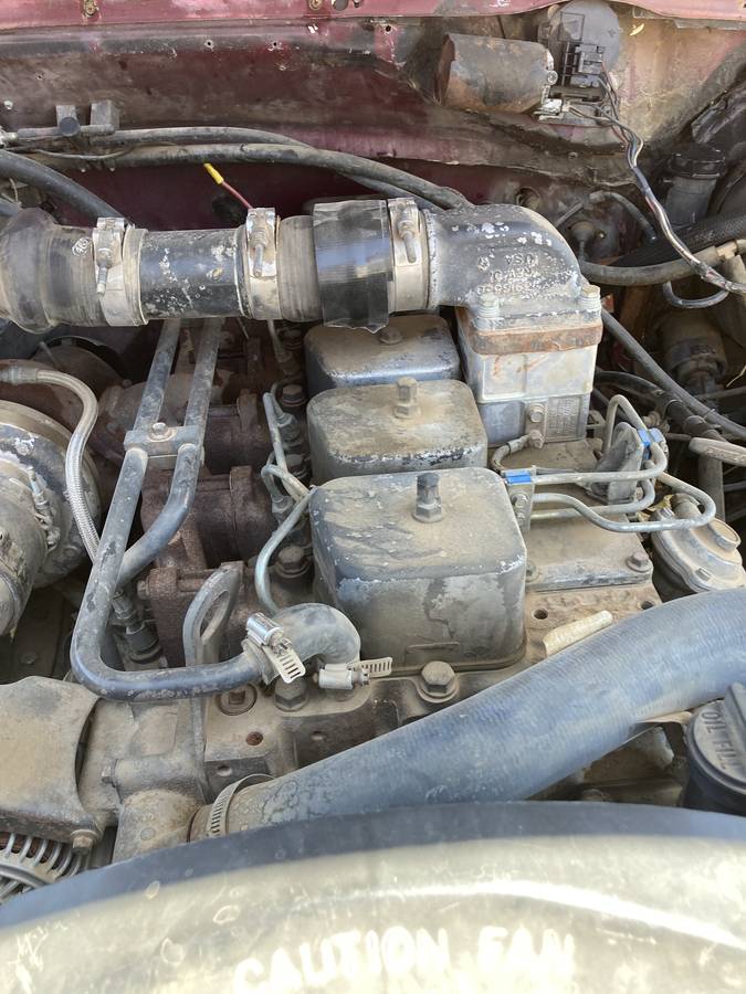 Ford-f350-diesel-1988-red
