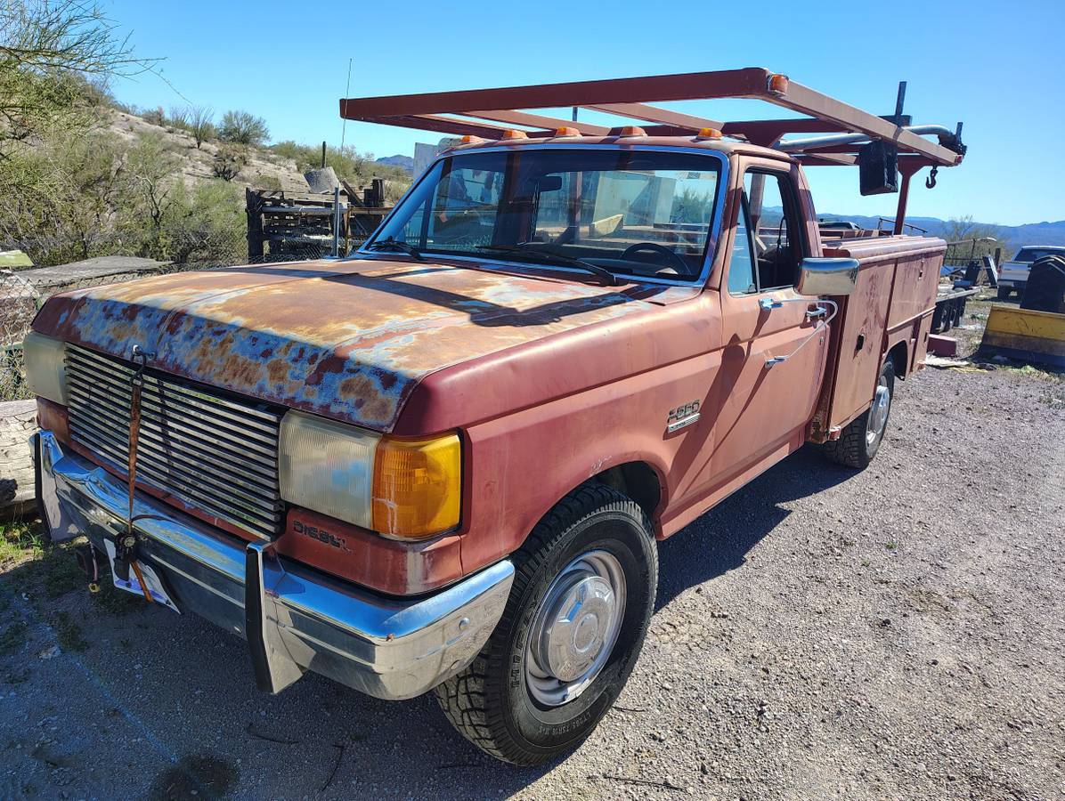 Ford-f350-diesel-1990-red-6
