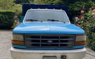 Ford-f350-dually-diesel-1992-blue