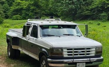 Ford-f350-dually-diesel-1994-white-1