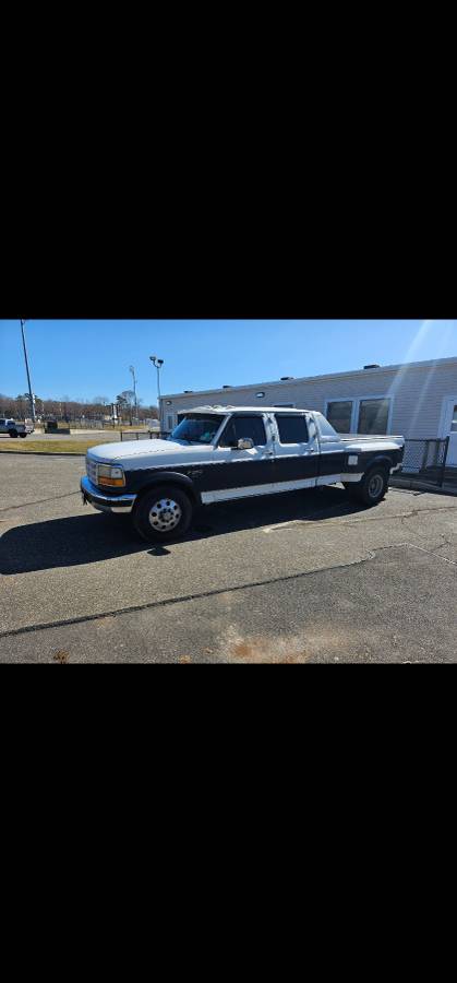 Ford-f350-dually-diesel-1994-white-3
