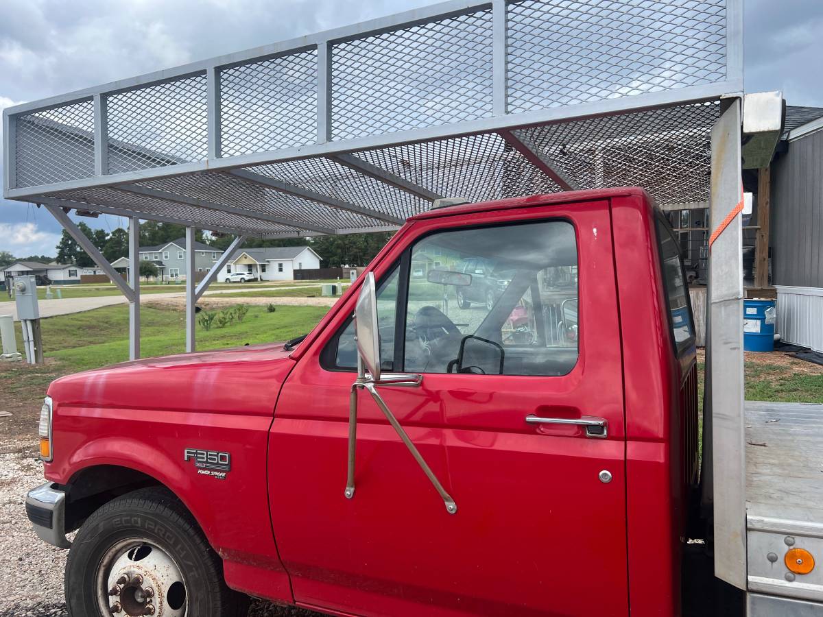 Ford-f350-super-duty-diesel-1995-red-2