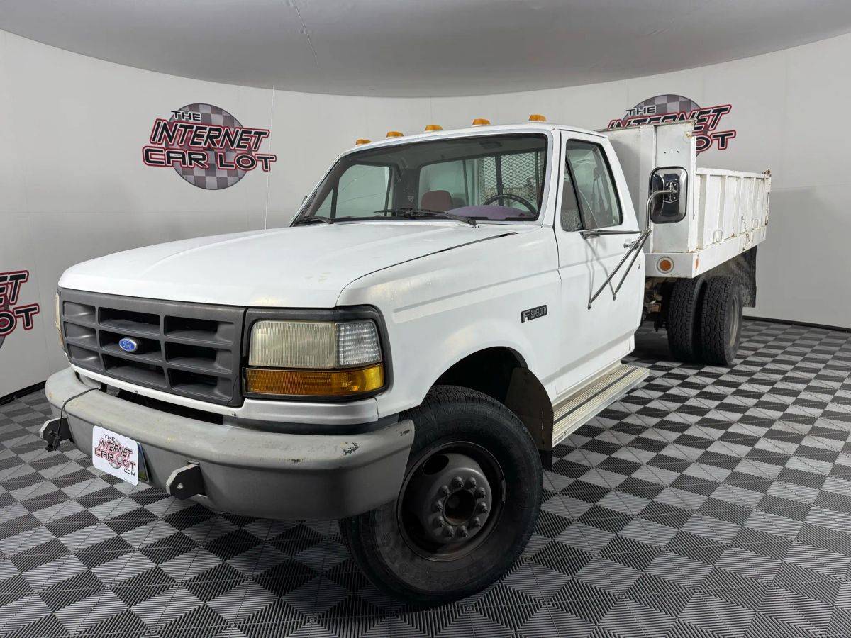 Ford-f350-super-duty-regular-cab-amp-chassis-die-1992-white