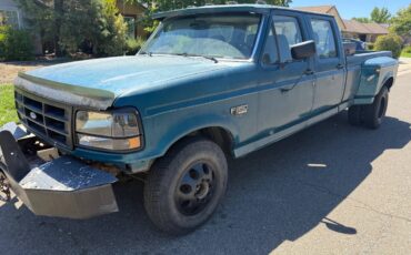 Ford-f350-super-duty-xlt-diesel-1994-green-1